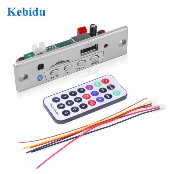 

& mp4 players bluetooth mp3 player with tf card slot/usb/fm decoder board 5v 12v audio module remote decoding usb fm radio for car