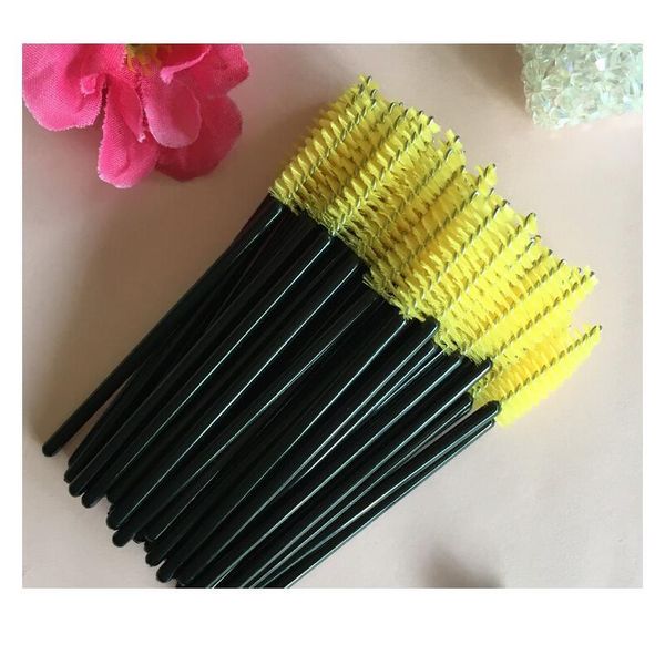 

10000 pcs make up brush synthetic fiber disposable eyelash brush mascara applicator wand brush cosmetic makeup t qyllbr