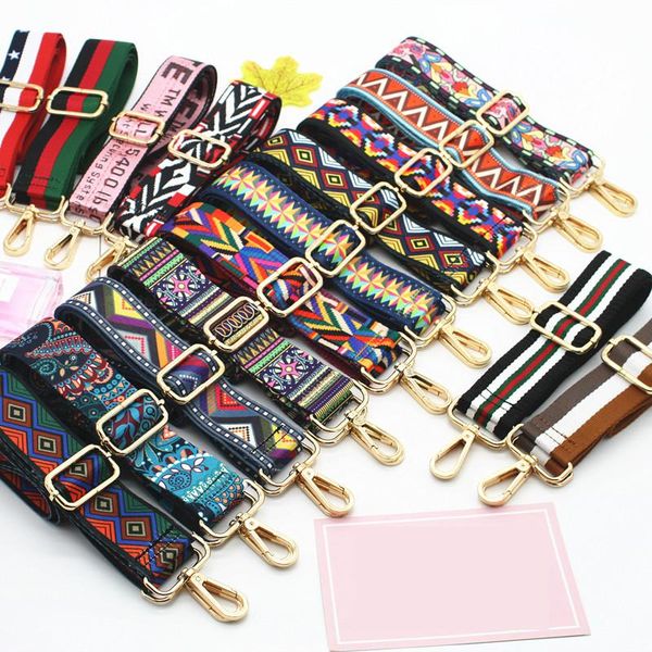 

colored belt bag straps adjustable wide strap parts for accessories handle handbag nylon for women shoulder messenger bag, Black