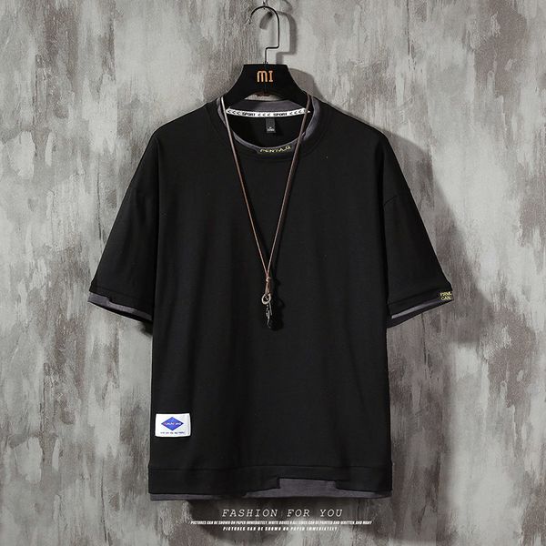 

2021 new arrival short sleeve math printed men t shirt casual o-neck summer street style cool funny t-shirt ekwp, White;black