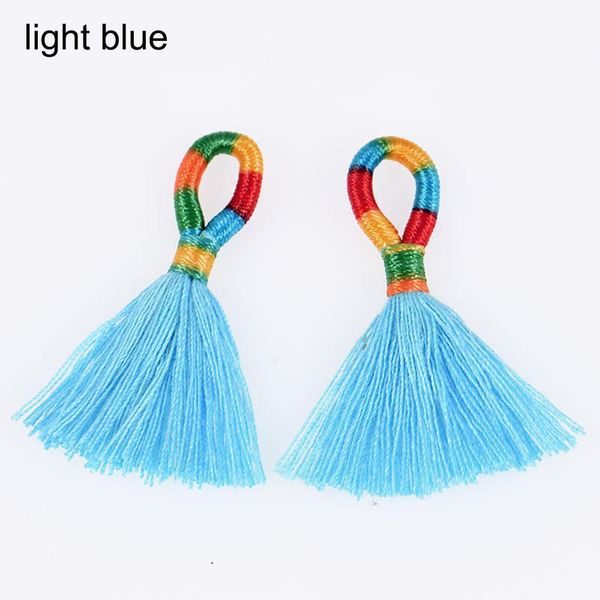 

5pcs mini cotton tassel fringe pendant diy hanging ring small tassel trim jewelry making garments curtains sewing accessories h jllodz