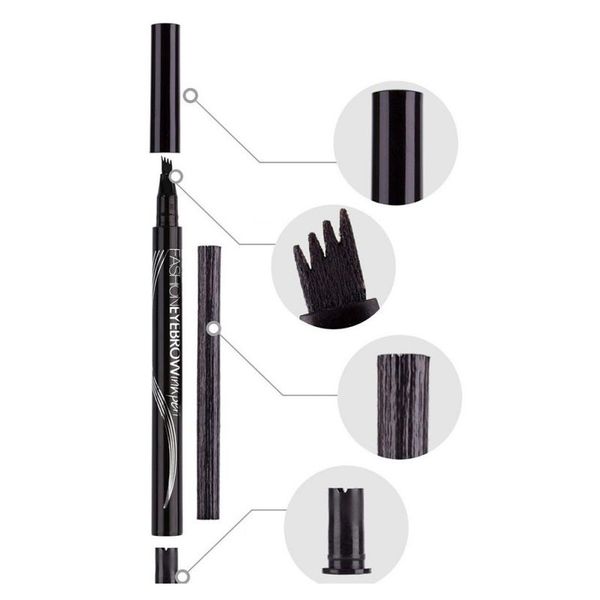 

4 fork eyebrow pencil liquid tattoo pen tint enhancer waterproof microblading tattoo eyebrow pen fine sketch profession cosmetic wmtqqo