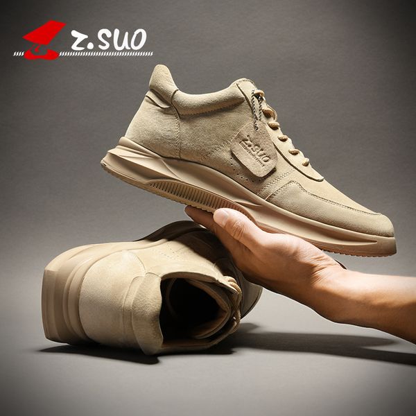 

walking leather work clothes martin breathable board casual men's low fashion shoes zs888 c1212, Black;white