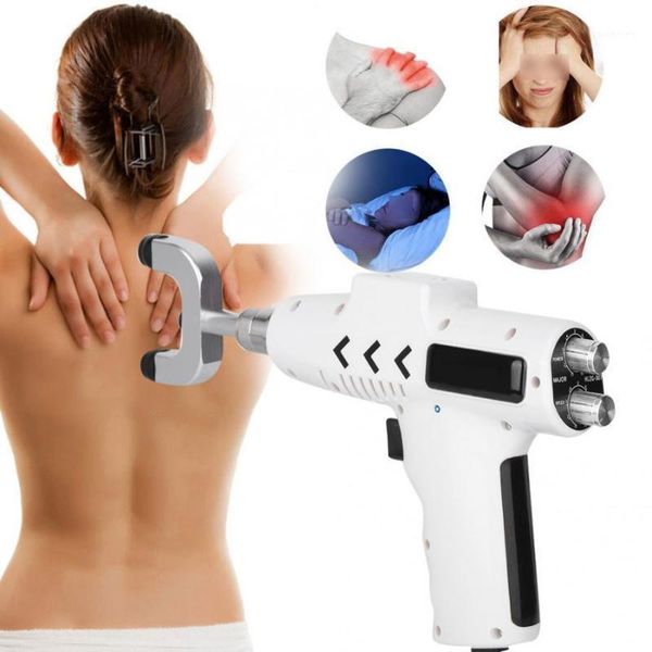 

adjustable electric correction gun with 4 heads spine chiropractic adjusting instrument massager tools1
