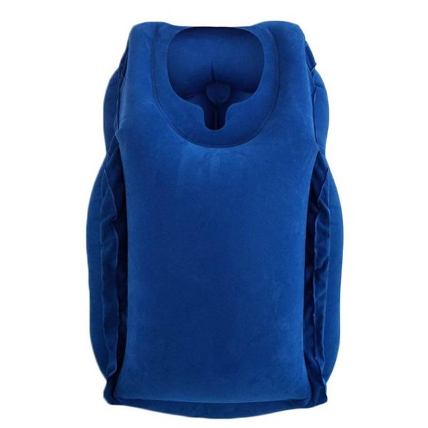 

inflatable travel pillow air soft cushion trip portable innovative products body back support portable blow neck pillow