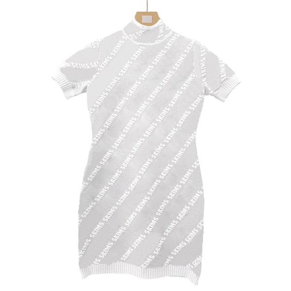 

womens trendy dresses new year short sleeve skims letter pattern pure color casual dress lady skirtsm282, Black;gray