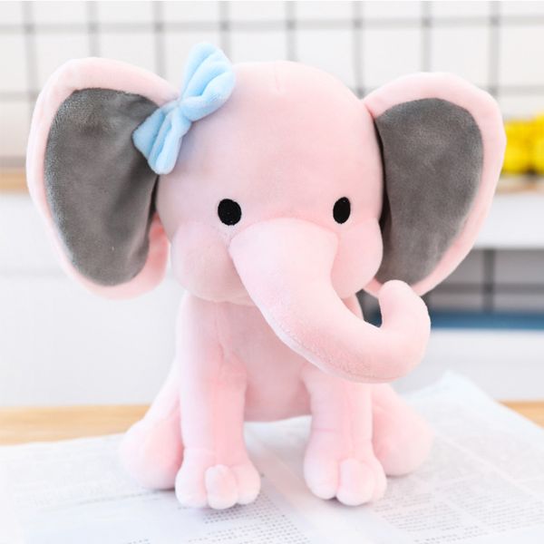 Baby Infant Lenitivo Elefante Bambola Cuscino Elefante Giocattoli In Peluche Ripiene Animali Bambini Chid Ragazzo Ragazza Compleanno Regalo Di Natale LJ200902