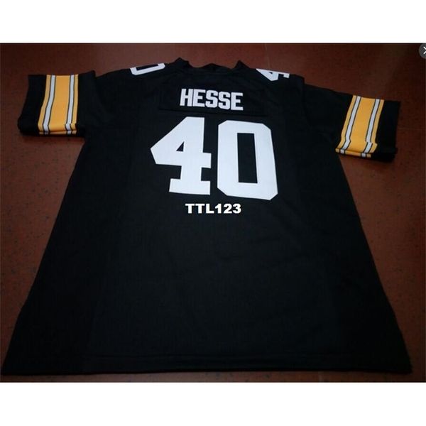 

3740 #40 parker hesse iowa hawkeyes alumni college jersey s-4xlor custom any name or number jersey, Black