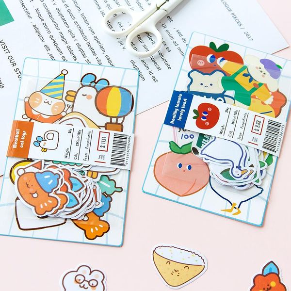 

20pcs lot patterns cute stickers journal scrapbooking decoration collage school diary album stationery sticker aesthetic wmtjqg