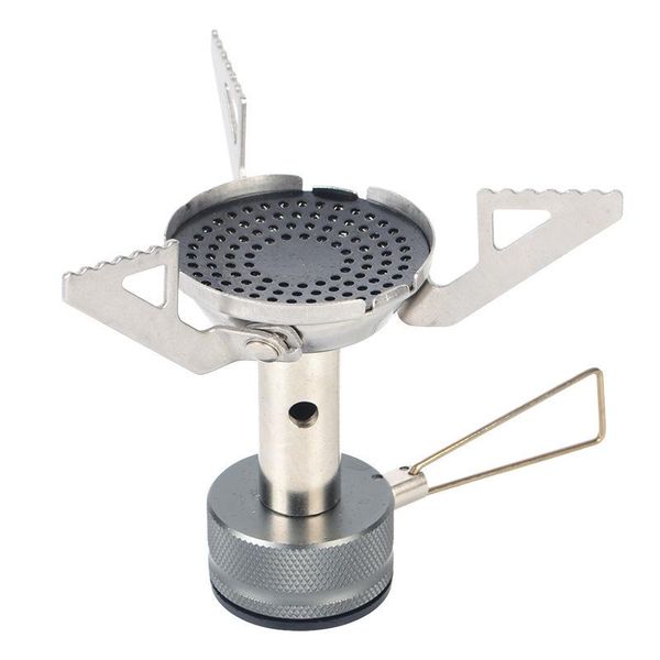 

outdoor super light mini camping stove folded stainless steel gas stove