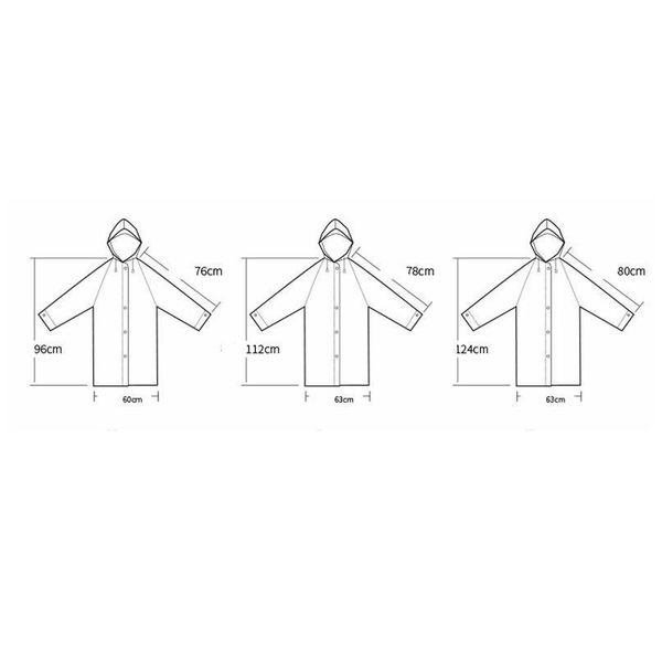 

fashion black long eva hooded women men rain coat jacket waterproof rain poncho outdoor travel bbyerq