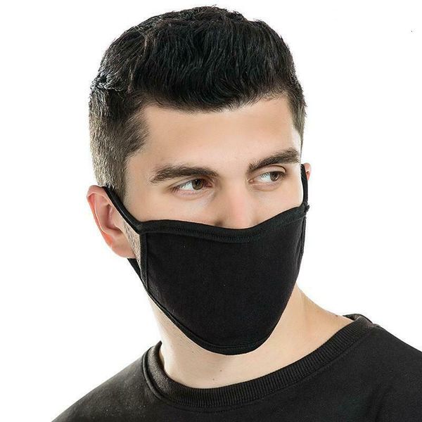 

women washable masks fashion reusable cloth cover face men mask black jodcq