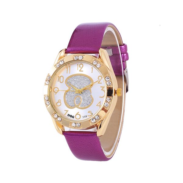 

relogio feminino 2021 new women watches fashion brand bear watch women casual leather belt quartz wristwatch reloj mujer, Slivery;brown