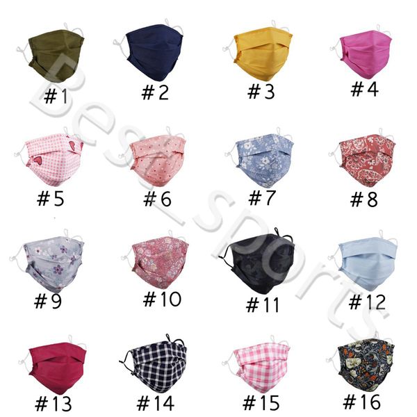 

70kywashable reusable face mask floral print mouth-muffle windproof anti dust ski warm plaid masks cyz2897outletvaaw