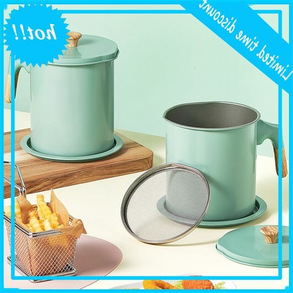 

kitchen household storage tank japanese filter oil drain pot