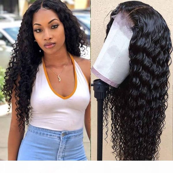 

beauty curly 360 lace front indian human hair wig for black women with brazilian virgin baby hair natural hairline bleached knots, Black;brown