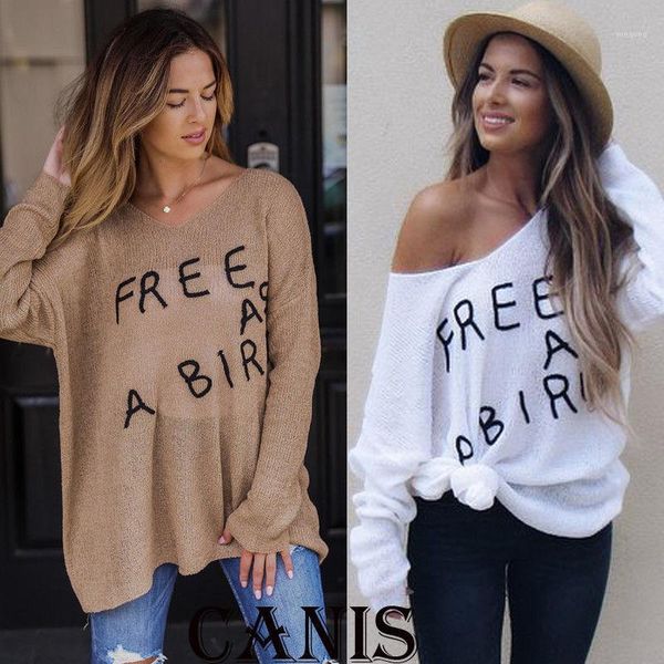 

2018 new fashion women blouse casual long sleeve v neck solid with black letter chiffon shirt tunic blusas mujer xl1, White