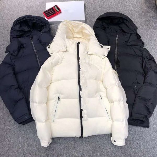 

зимняя куртка parka мужчины женщины мода повседневная пальто мужские стилист на открытом воздухе теплый пиджак высокое качество новая зимняя, Black