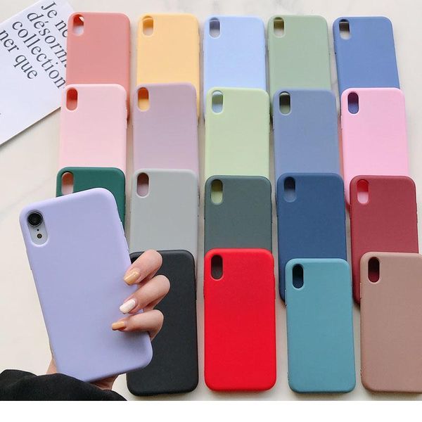 

color candy sile case for phone 12 pro max mini fashion soft tpu cover for phone 11 pro xs wmtsac