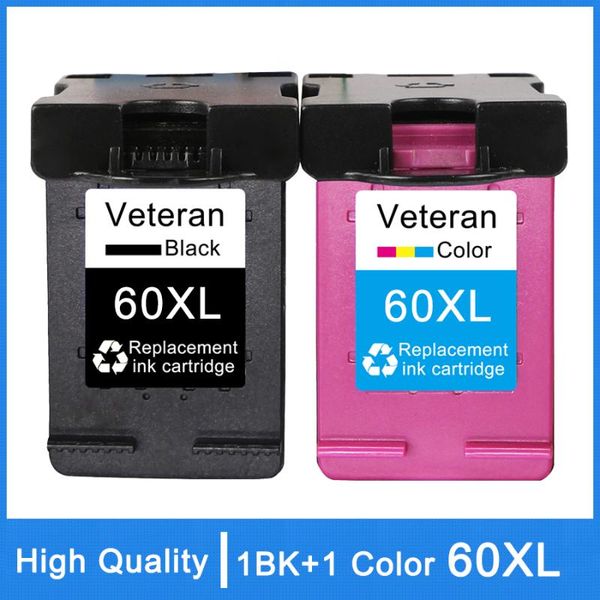 

veteran 60xl cartridge replacement for 60 xl ink cartridge 60 for deskjet d2530 d2545 f2430 f4224 f4440 f4480 envy120 c4650