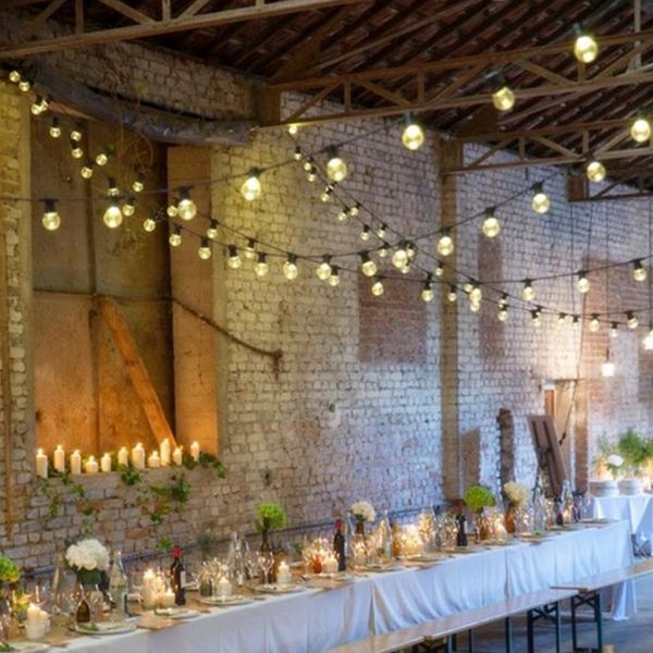

10 20 bulb led globe string fairy light christmas g50 outdoor waterproof led string light wedding garden party patio street wmtdtw petsyard