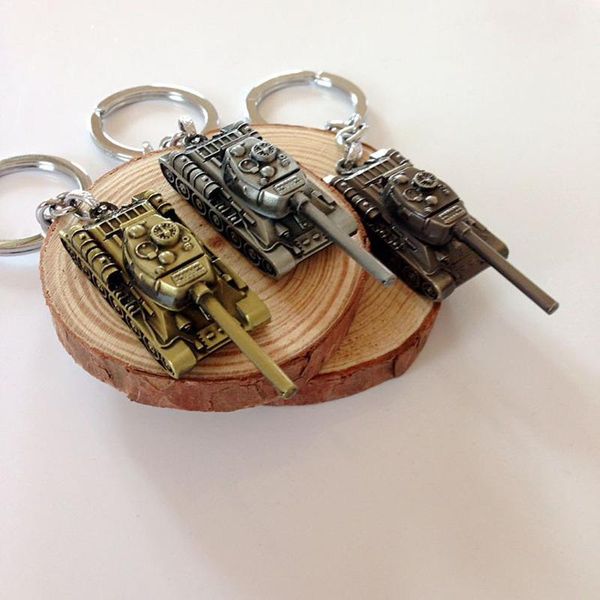 

keychains 1pc metal creative fashion tank key chain classic delicate decorative pendant party holiday gift for men and women, Silver