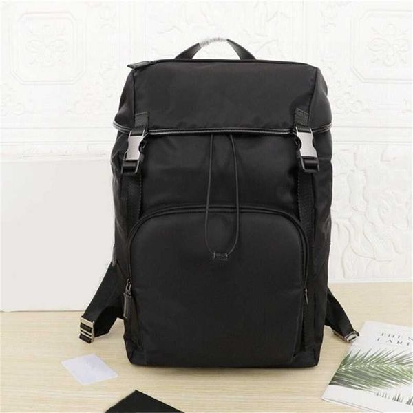 

and women's black nylon men's large-capacity square travel bag 202211