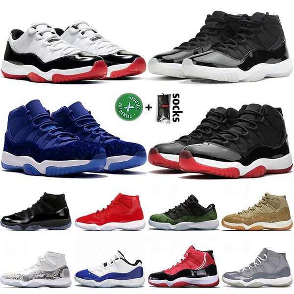 

basketball jumpman shoes 11 11s bred 25th anniversary mens womens cool grey satin jordan air concord trainers sneakers