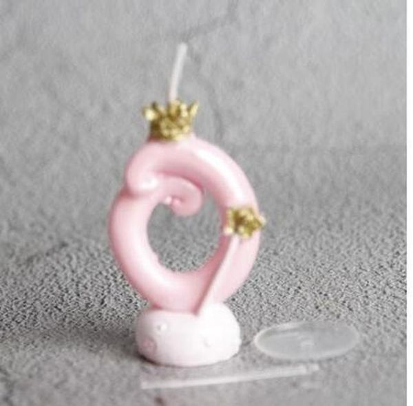 

cute 0 9 форма номер день рождения свеча украшения торт аксессуары кекс топперы детская душ партия партия sqchak bnenet