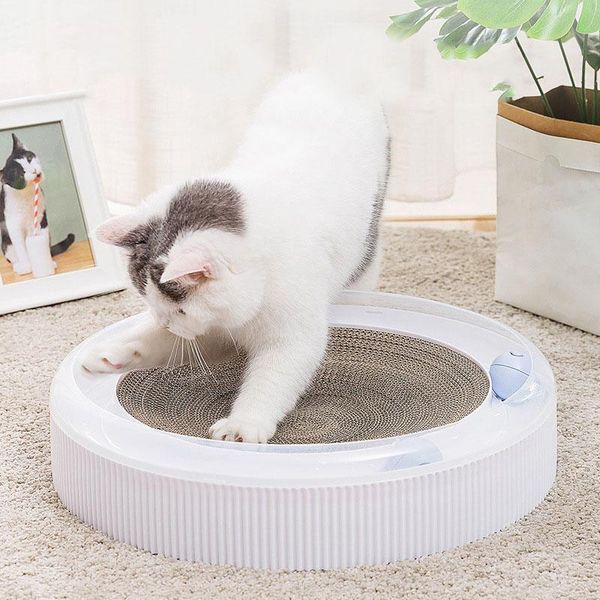 

interactive ball cat toy for cat toy catching game training scratching pad paper durable kitten gadget retro garden wood