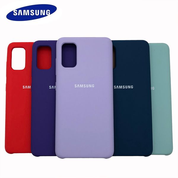 

оригинальный samsung a41 a11 soft-touch защитная шелковистая силиконовая задняя крышка оболочки для galaxy a20s a10s чехол для телефона