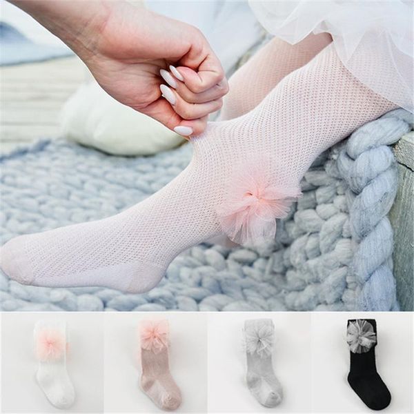 

spring and summer new style diagonal mesh flower thin mesh baby leggings breathable big pp girl baby pantyhose, Black;white