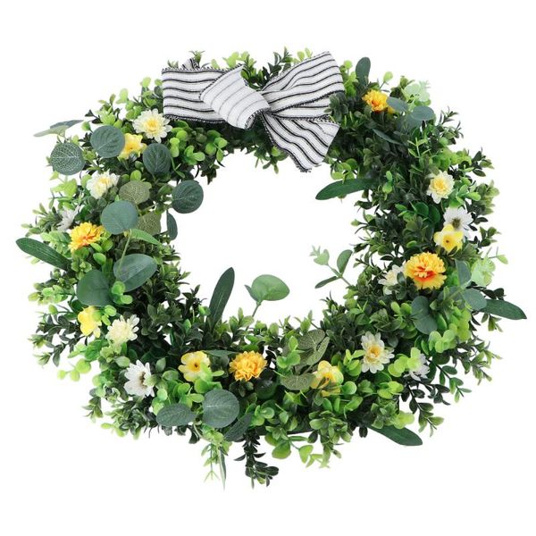 

1pc easter wreath adornment decorative garland pendant household ornament prop