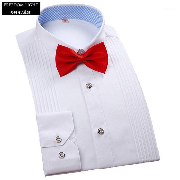 

spring autumn long-sleeved shirts men's tuxedo shirt slim fit solid color shirt men chemise homme asian size -5xl1, White;black