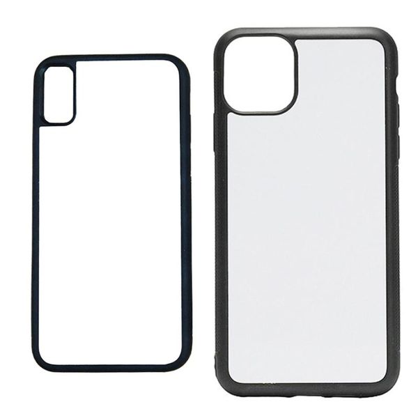 

iphone cases sublimation case tpu+pc heat transfer phone 12 cover for 8plus aluminum 2d xr 7 blank pro xs max inserts 11 with bjbdl