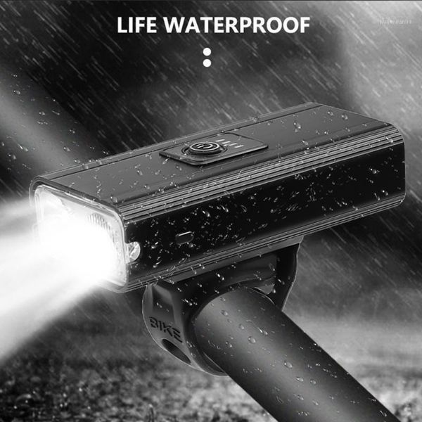 

bike lights usbwaterproof cycling headlight 800 lumen mountain safety led for outdoor caring personal bicycle supply1