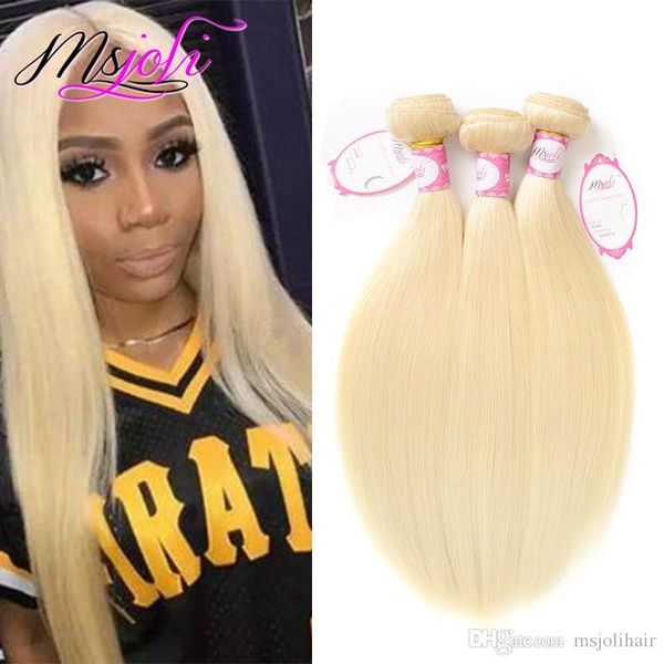 

613# indian virgin hair 3 bundles 8-26 inch straight hair bundles blonde straight human hair weave 613# indian bundles, Black