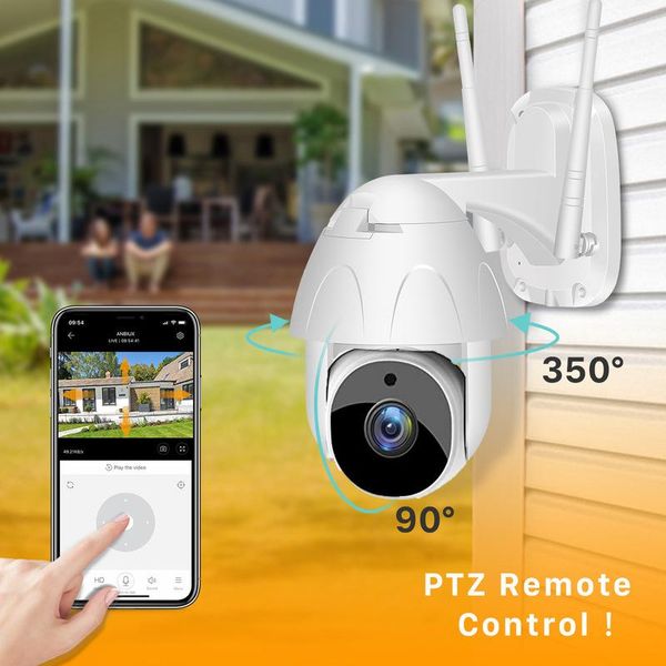 

wdskivi waterproof outdoor 1080p ip camera wifi camera pzt security dome cctv surveillance smart alarm onvif p6slite