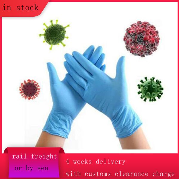 

latex new disposable tax food universal household garden gloves home cleaning rubber by railwayovqc