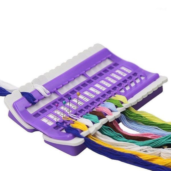 

new cross stitch row line tool home embroidery hand knitting tools floss thread organizer sewing needle holder yarn accessory1, Black