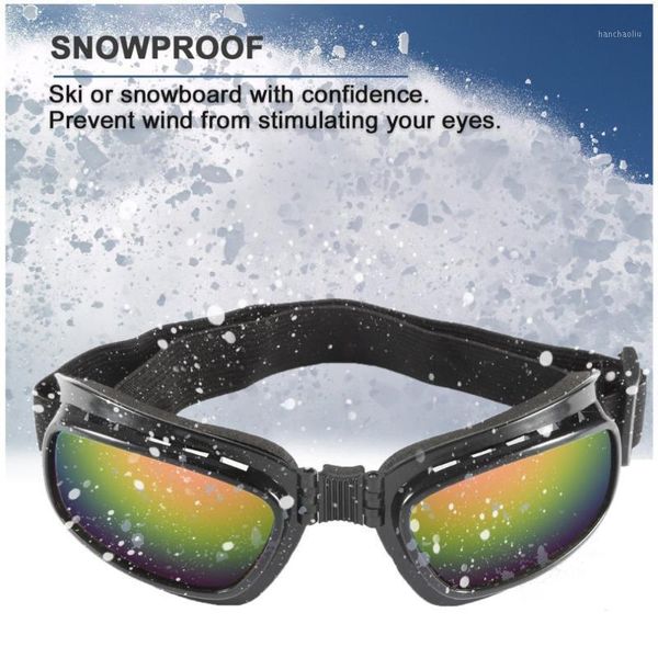 

outdoor eyewear folding vintage motorcycle glasses windproof dustproof ski goggles off road racing adjustable elastic band 1