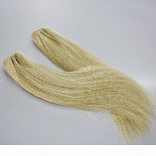 

pure 613 blonde straight hair 2 bundles 200g brazilian remy hair100% human hair weaves extensions 10-26 inch, Black