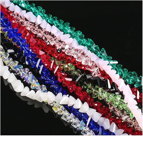 

super shiny 8mm irregular triangle beads austria glass beads beads for jewelry making bracelet earrings accessories 2 qyldgy