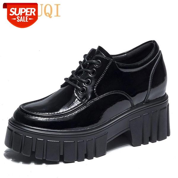 

aiyuqi women oxford shoes spring 2021 new genuine leather thick-soled comfortable platform with british style women shoes #lx7u