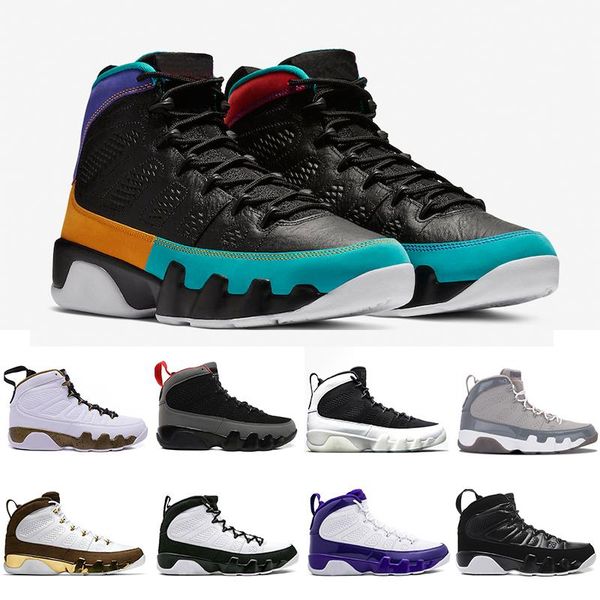 

white unc 9 ix 9s dream us8-13 basketball shoes spirit cool grey it black high la bred oreo the mens sneakers sports 41-47 jimfj