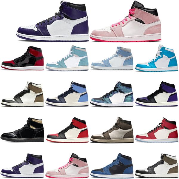 

new popular men 1s basketball shoes 1 women patent bred dark marina blue diamond shorts high turbo green hyper royal obsidian what the ouutd