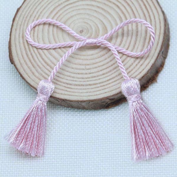 

5 20 шт. полиэстер bounotots форма двойной конец кисточкой бахрома diy craft harment швейные аксессуары занавес украшения обратная отделка h