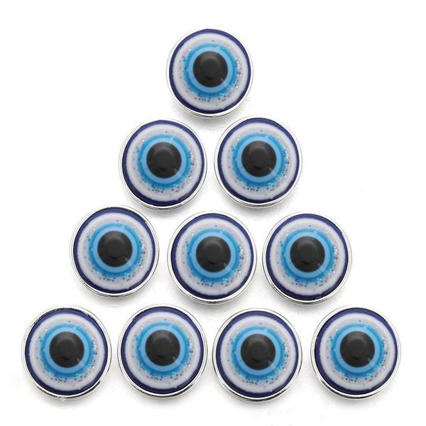 

10pcs/lot 18mm snaps jewelry multicolor mixed cat eyes stone snap buttons for xinnver snap jewel bbyyor