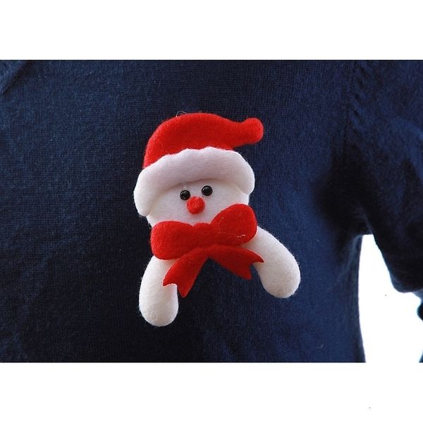 

factoryg2cwgift snowman led glowing santa bear deer glow flashing cartoon brooch badge toy christmas luminous decoration