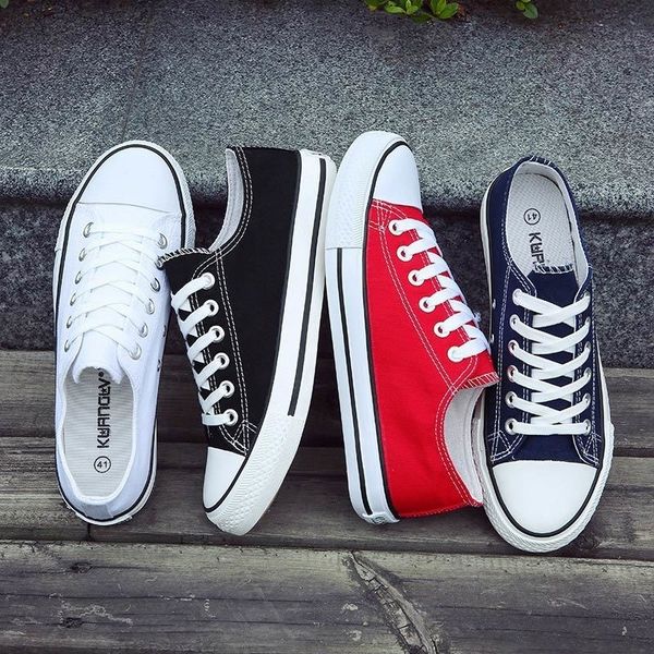 

women sneakers new white canvas shoes woman summer casual shoes sneakers women students women shoes zapatos de mujer y200801, Black